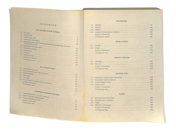 1990's Lise 3.Sınıf Kimya Kitabı NDR99786 - 2