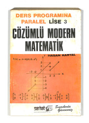 1980's Lise 3.Sınıf Ders Programına Paralel Çözümlü Modern Matematik Kitabı NDR99781 - Gökçekoleksiyon