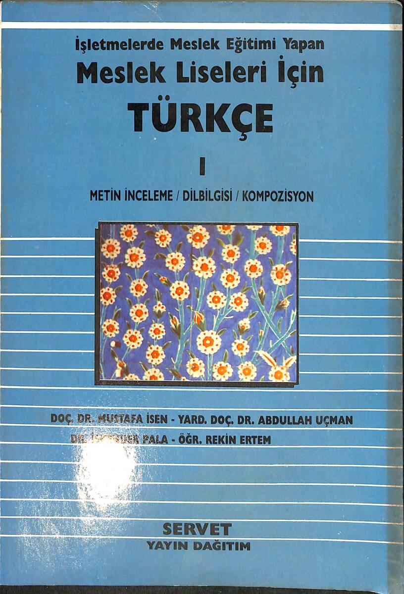 1990's Meslek Liseleri İçin 1.Sınıf Türkçe Ders Kitabı NDR99883 - 4