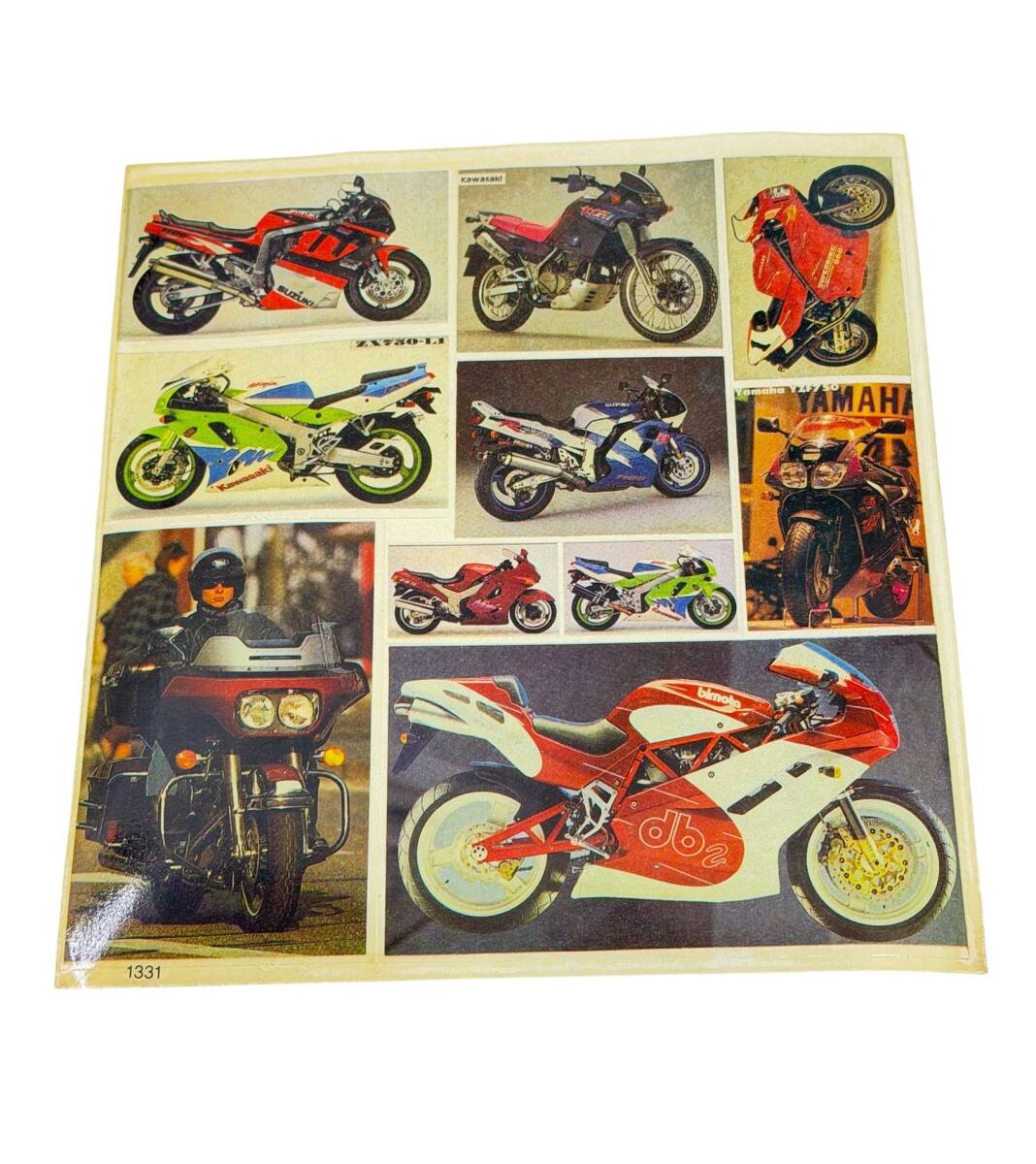 1990's Motosiklet 10'lu Sticker Çıkartma AKS2020 - 1