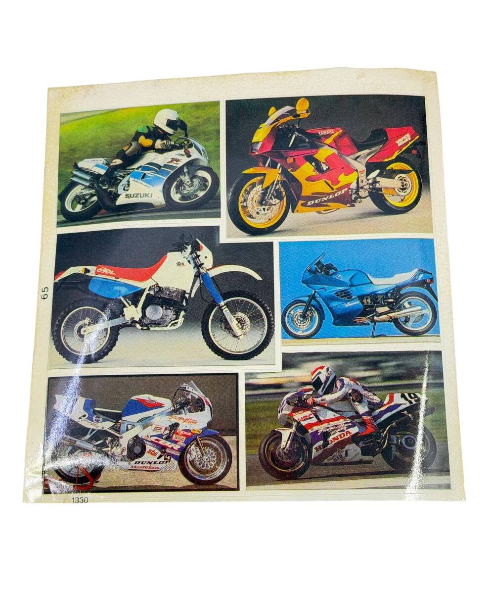 1990's Motosiklet 6'lı Sticker Çıkartma AKS2021 - 1