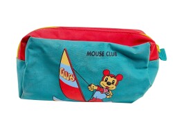 1990's Mouse Club Çok Cepli Kalemlik AOB5235 - 3