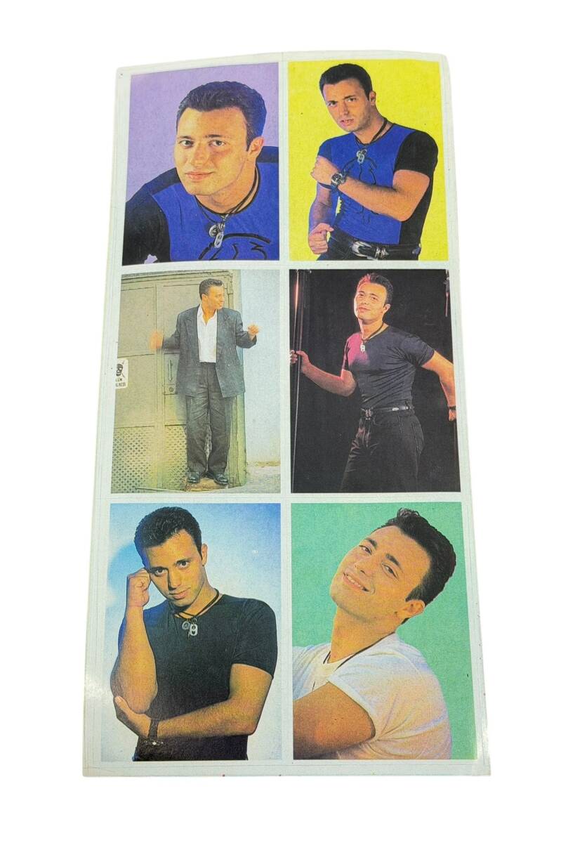 1990's Mustafa Sandal 6'lı Sticker Çıkartma AKS2018 - 1