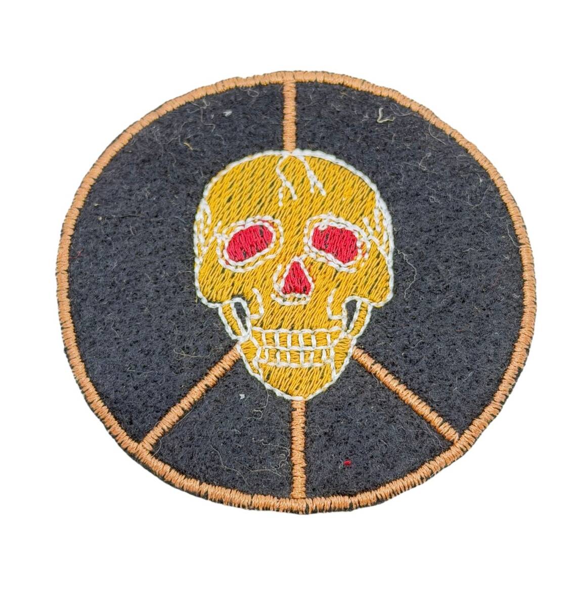 1990's Nakışlı Kuru Kafa Patch AKS2156 - 1