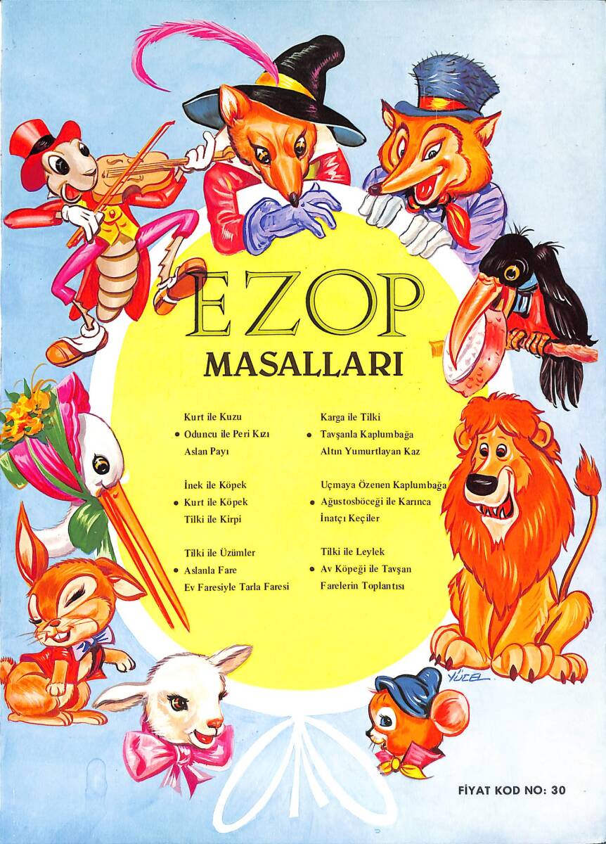 1990's Onur Dizisi 3 - Ezop Masalları Serisi Kurt İle Köpek-Tilki İle Kirpi-İnek İle Köpek NDR100099 - 3