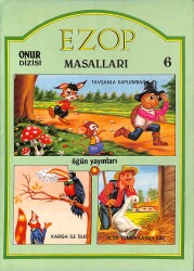 1990's Onur Dizisi 6 - Ezop Masalları Serisi Tavşanla Kaplumbağa-Karga İle Tilki-Altın Yumurtlayan Kaz NDR102020 - Gökçekoleksiyon