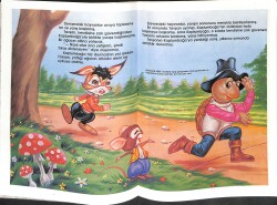 1990's Onur Dizisi 6 - Ezop Masalları Serisi Tavşanla Kaplumbağa-Karga İle Tilki-Altın Yumurtlayan Kaz NDR102020 - 2