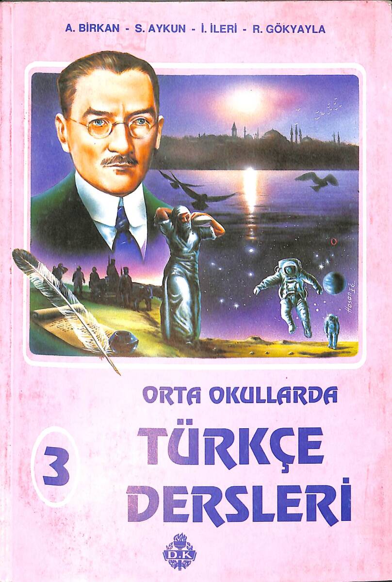 1990's Orta Okullarda 3.Sınıf Türkçe Ders Kitabı NDR99885 - 1