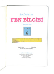 1990's Ortaokul 1.Sınıf Fen Bilgisi Ders Kitabı NDR99761 - 2