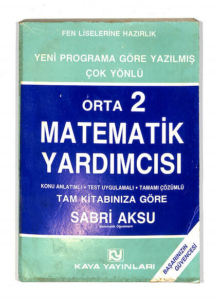 1990's Ortaokul 2.Sınıf Yeni Programa Göre Yazılmış Çok Yönlü Matematik Yardımcısı Kitabı NDR99738 - 4