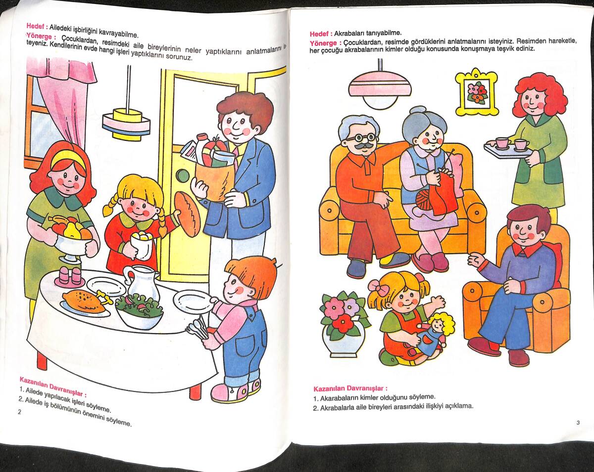 1990's Pıtırcık Ana Okulu Ünite Dergisi Evimiz Ve Ailemiz Sayı : 2 NDR101090 - 2