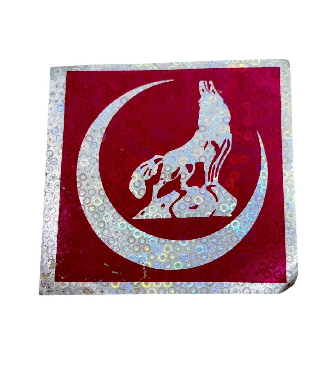 1990's Reflektörlü (Kedi Göz) Bozkurt Retro Sticker Çıkartma AKS2194 - 1