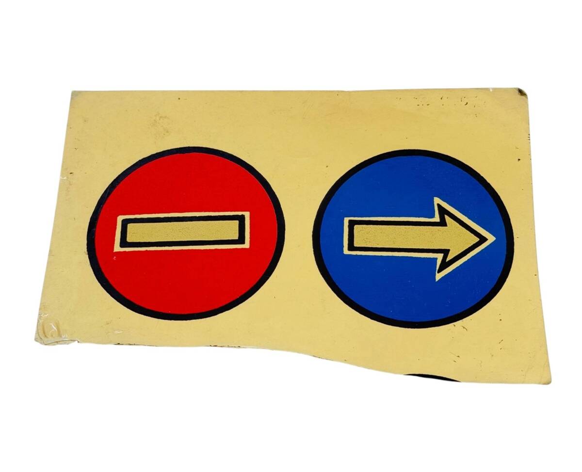 1990's Retro Trafik Levhası Sticker Çıkartma AKS2157 - 1