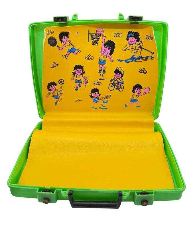1990's Rio Plâstik Okul Çantası AOB5444 - 3