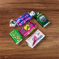 1990s Sakız Lotu.Patbom,Bombibom,Lazer,Banko,Oh Babol # SKZ2349 - 2