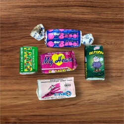 1990s Sakız Lotu.Patbom,Bombibom,Lazer,Banko,Oh Babol # SKZ2349 - Gökçekoleksiyon