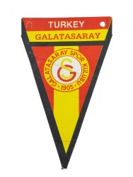 1990's Sarı-Kırmızı Karton Bayrak AKS2001 - 2