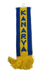 1990's Sarı-Lacivert Askılı Duvar Süsü AKS2221 - 2