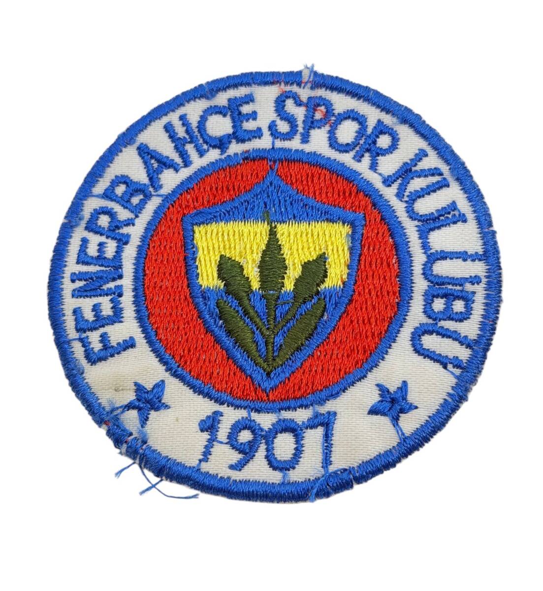 1990's Sarı-Lacivert Kumaş Eski Arma AKS2049 - 1