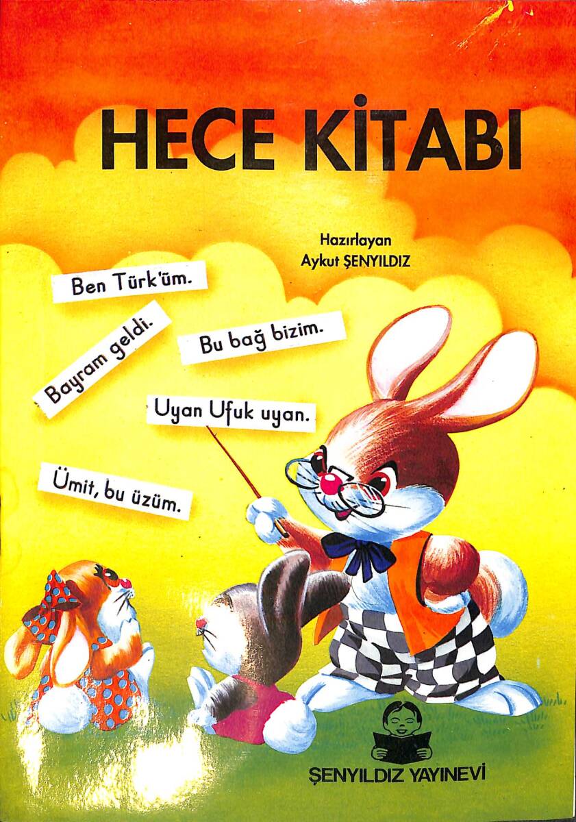 1990's Şenyıldız Yayınevi İlkokul Hece Kitabı NDR101195 - 4