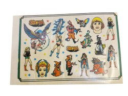 1990's She-Ra 15'li Sticker AOB5372 - Gökçekoleksiyon