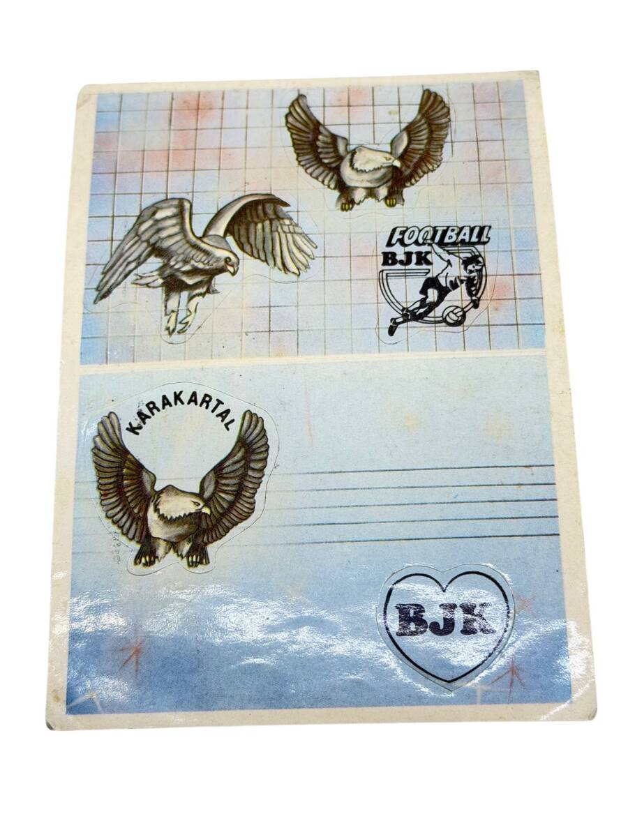 1990's Siyah-Beyaz 5'li Sticker Çıkartma AKS1958 - 1