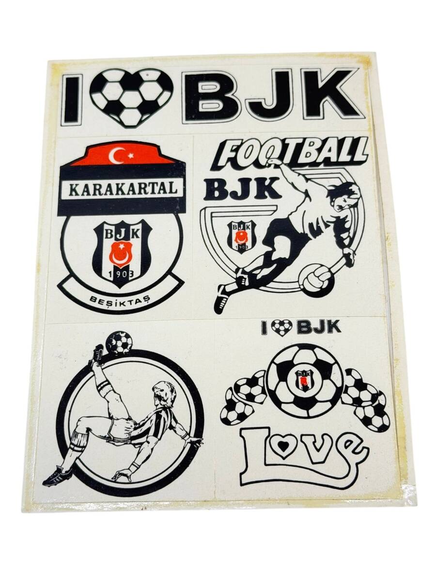 1990's Siyah-Beyaz 5'li Sticker Çıkartma AKS1961 - 1