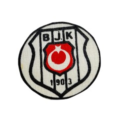 1990's Siyah-Beyaz Kumaş Eski Arma AKS2055 - Gökçekoleksiyon