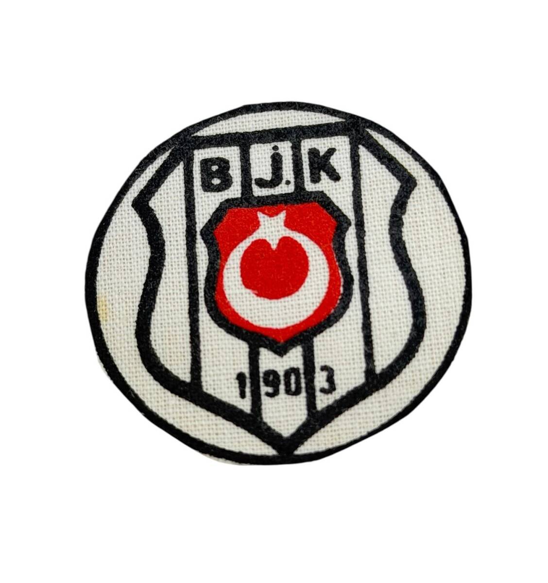 1990's Siyah-Beyaz Kumaş Eski Arma AKS2055 - 1