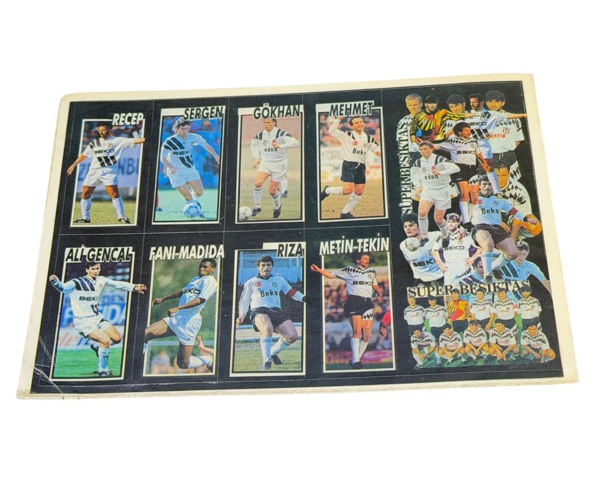 1990's Siyah-Beyaz Oyuncu Kadrosu 9'lu Sticker Çıkartma AKS1982 - 1