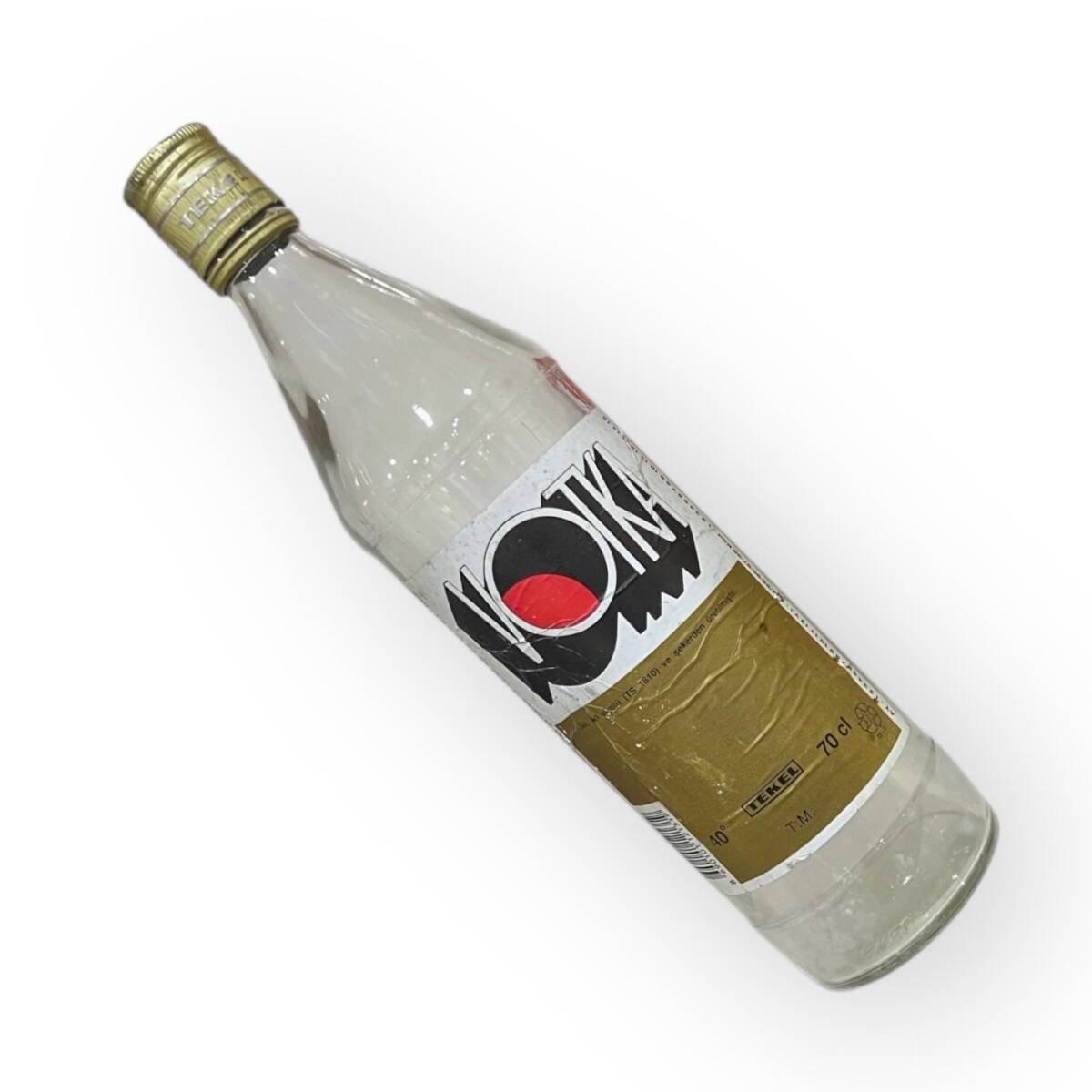 1990s Tekel Votka Boş Şişe 70cl #AOB5128 - 4