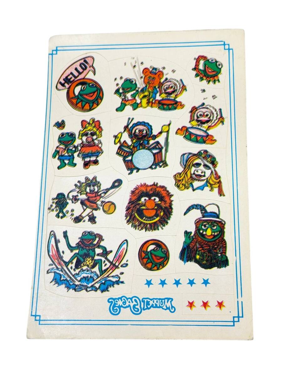 1990's The Muppet Show 12'li Sticker Çıkartma AKS2119 - 1