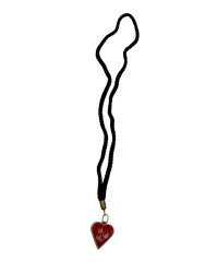 1990's Türk Bayrağı&Bozkurt Çift Taraflı Kolye AKS2154 - 2