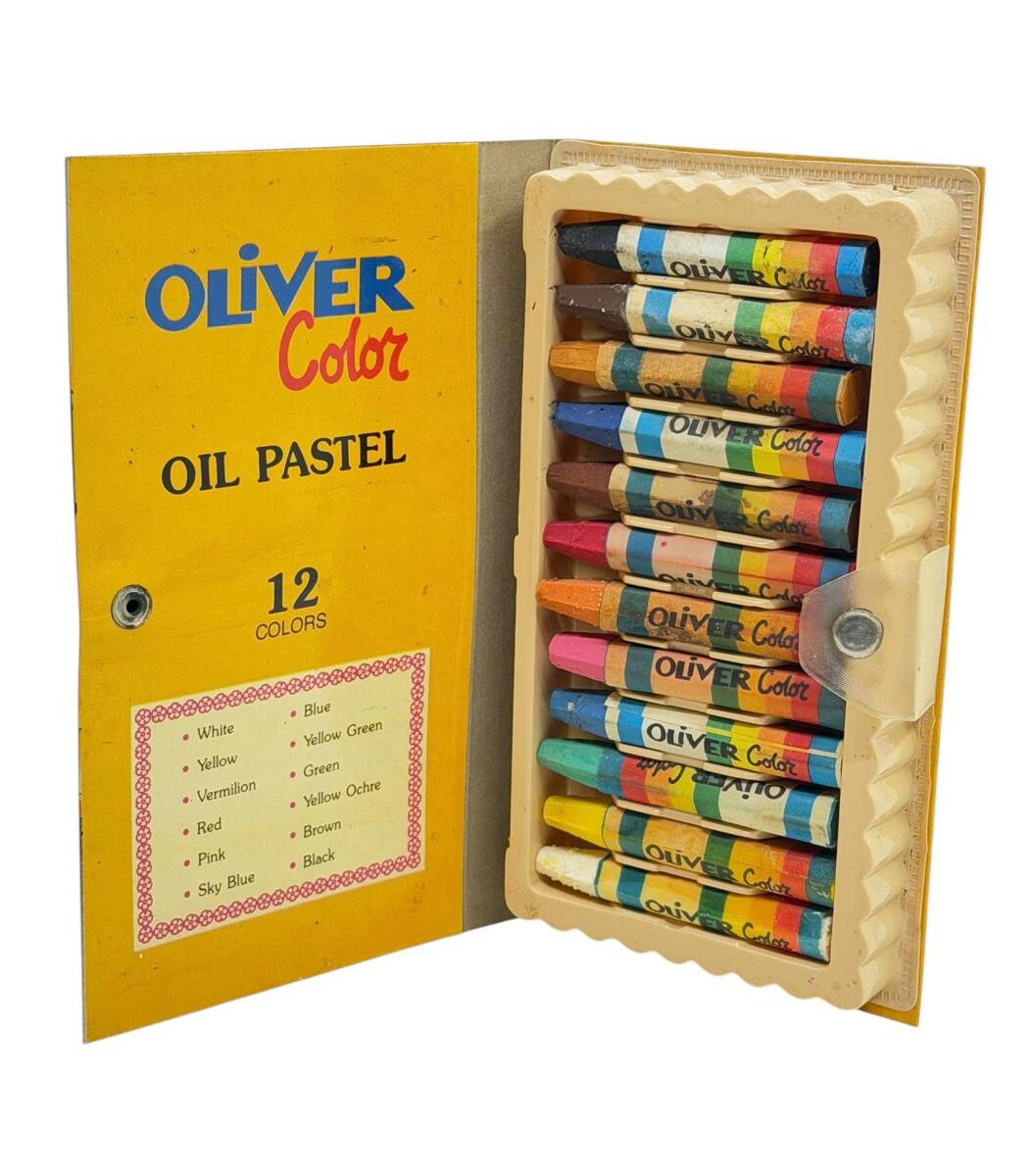 1990's Türk Malı 12'li Yağlı Pastel Boya Seti (Kullanılmamış) AOB5256 - 2