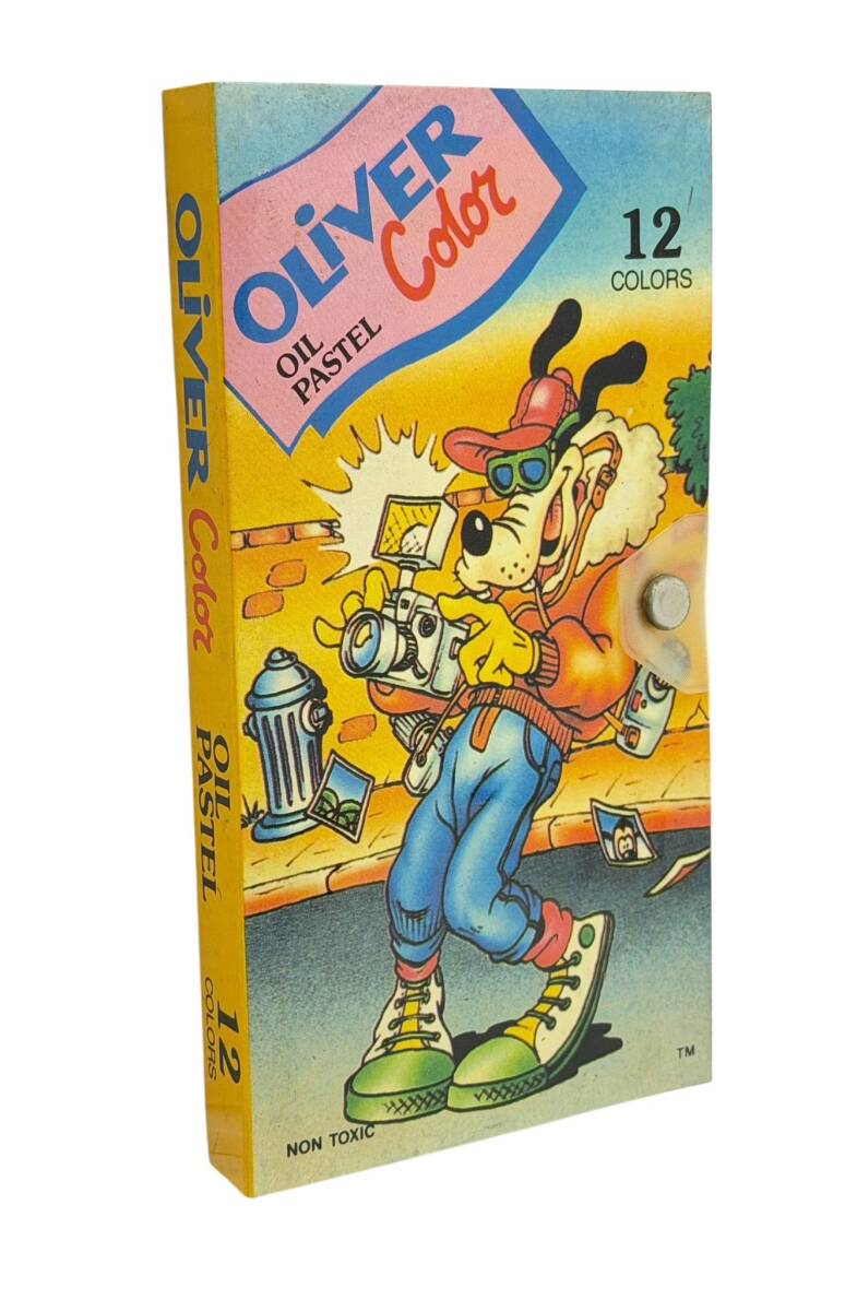 1990's Türk Malı 12'li Yağlı Pastel Boya Seti (Kullanılmamış) AOB5256 - 3