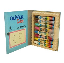 1990's Türk Malı 8'li Yağlı Pastel Boya Seti (Kullanılmamış) AOB5257 - 2