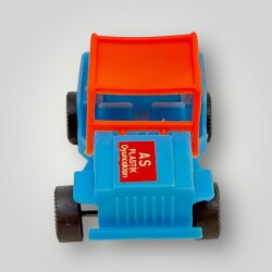1990's Türk Malı As Plâstik Oyuncak Jeep Araba (Sıfır Ürün) AOB5079 - 3