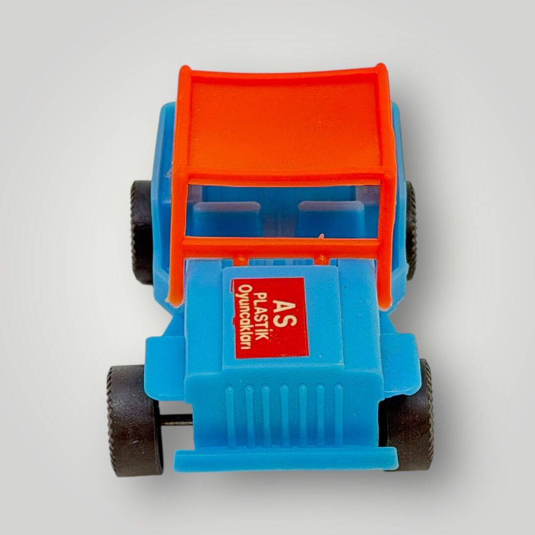 1990's Türk Malı As Plâstik Oyuncak Jeep Araba (Sıfır Ürün) AOB5079 - 3