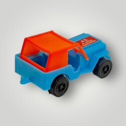1990's Türk Malı As Plâstik Oyuncak Jeep Araba (Sıfır Ürün) AOB5079 - 5