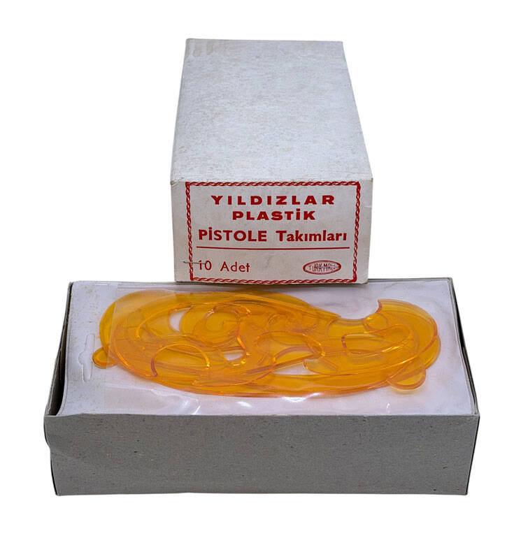 1990's Türk Malı Yıldızlar Plâstik Pistole Takımları (Dolu Kutu) AOB6302 - 1