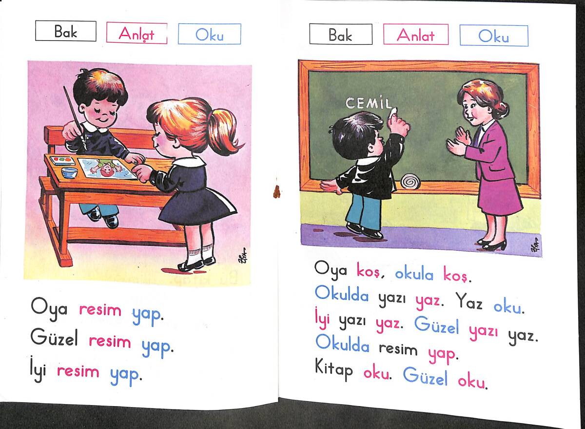 1990's Ünitelere Uygun İlkokuma 1 – Süper Ali Okula Gidiyor NDR101898 - 2