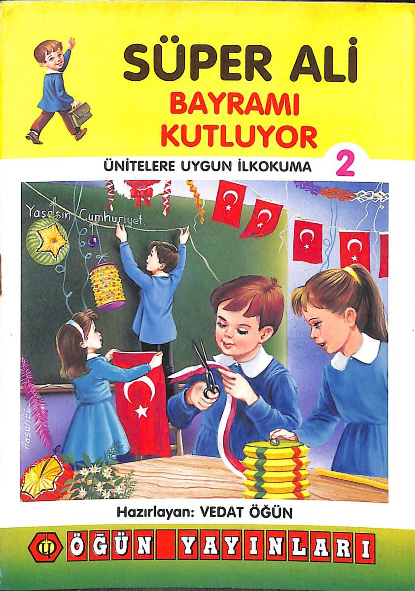 1990's Ünitelere Uygun İlkokuma 2 – Süper Ali Bayramı Kutluyor NDR101897 - 1