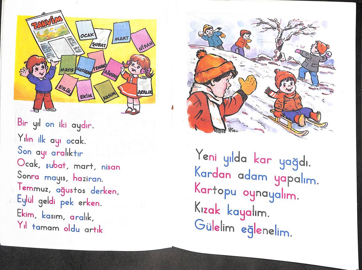 1990's Ünitelere Uygun İlkokuma 5 – Süper Ali Yeni Yıl Kutluyor NDR101895 - 2