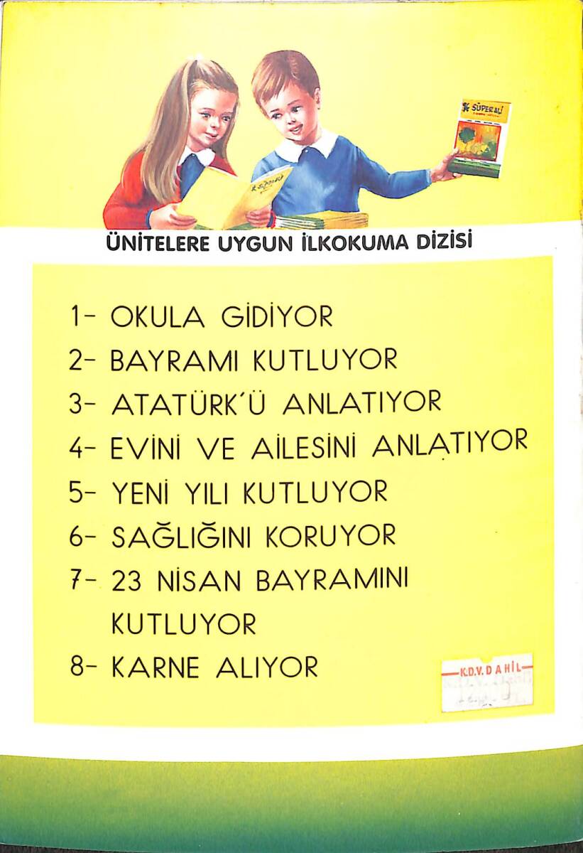1990's Ünitelere Uygun İlkokuma 5 – Süper Ali Yeni Yıl Kutluyor NDR101895 - 3