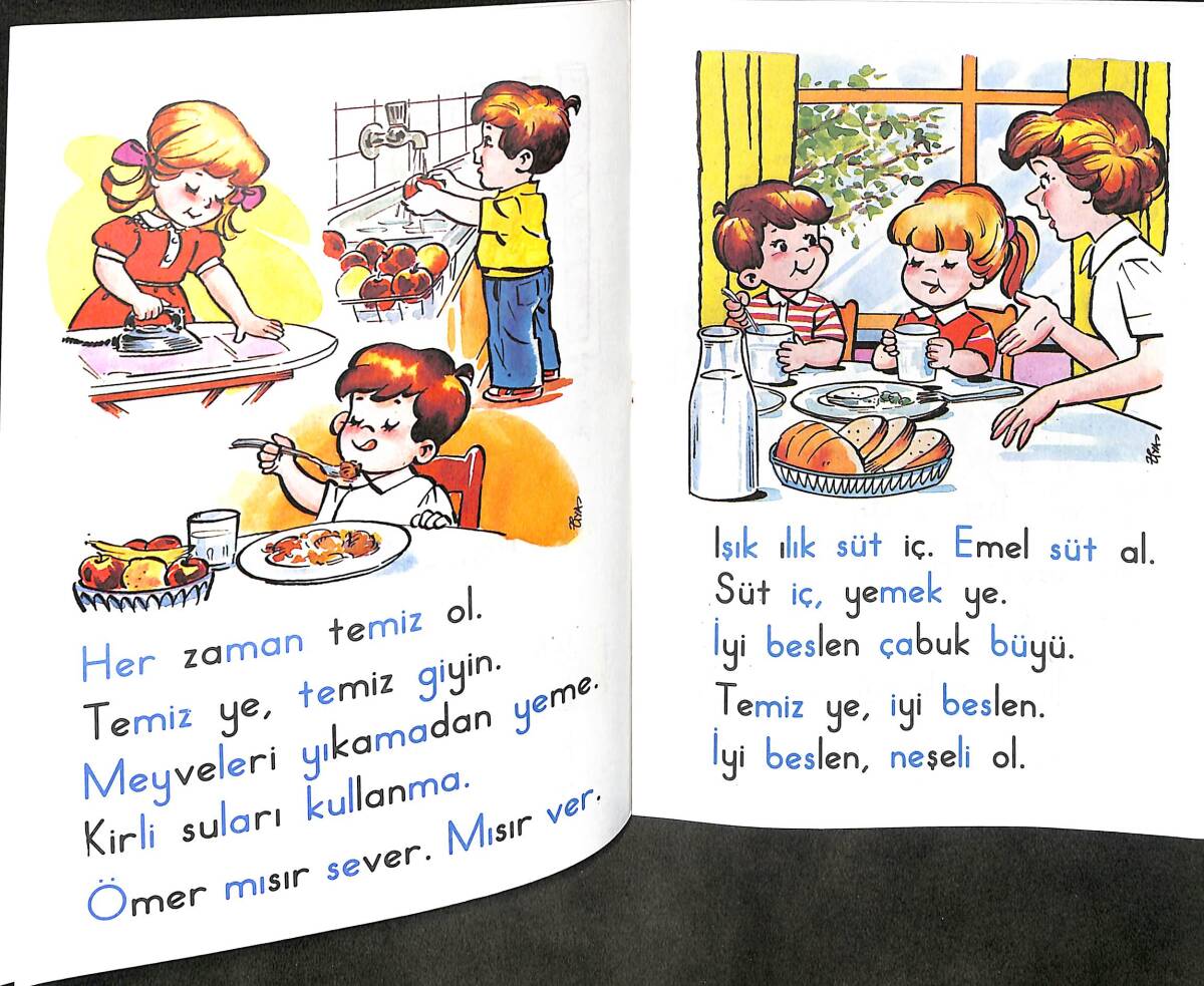 1990's Ünitelere Uygun İlkokuma 6 – Süper Ali Sağlığını Koruyor NDR101894 - 2