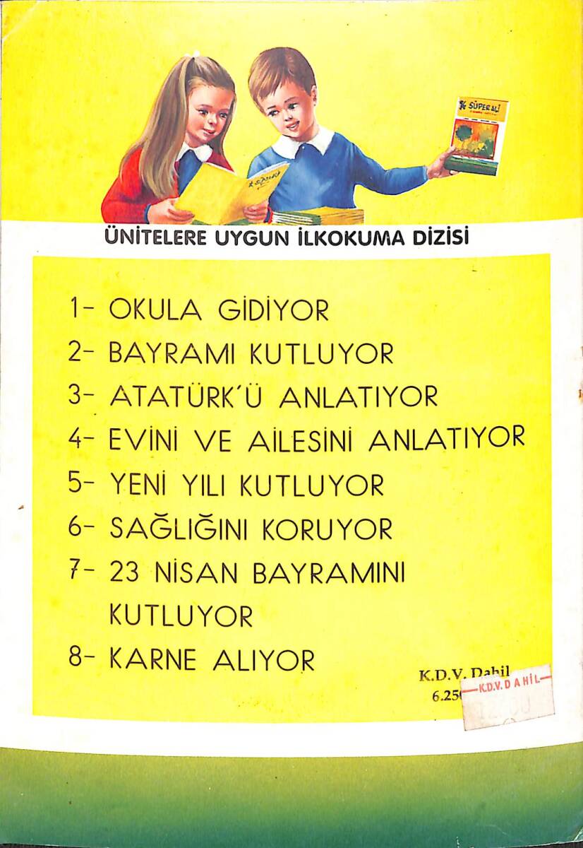 1990's Ünitelere Uygun İlkokuma 7 – Süper Ali 23 Nisan Bayramını Kutluyor NDR101893 - 3