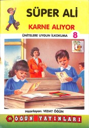 1990's Ünitelere Uygun İlkokuma 8 – Süper Ali Karne Alıyor NDR101892 - Gökçekoleksiyon
