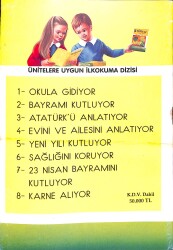 1990's Ünitelere Uygun İlkokuma 8 – Süper Ali Karne Alıyor NDR101892 - 3