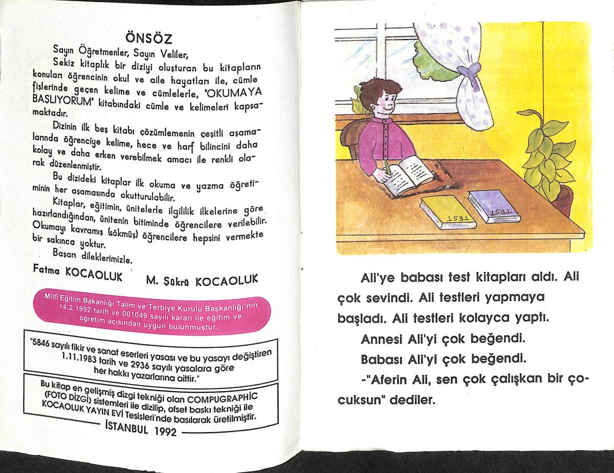 1990's Ünitelerle İlgili Çözümleme Ve Okuma Kitapları Dizisi-8 Cingöz Ali Koleje Hazırlanıyor NDR100010 - 2