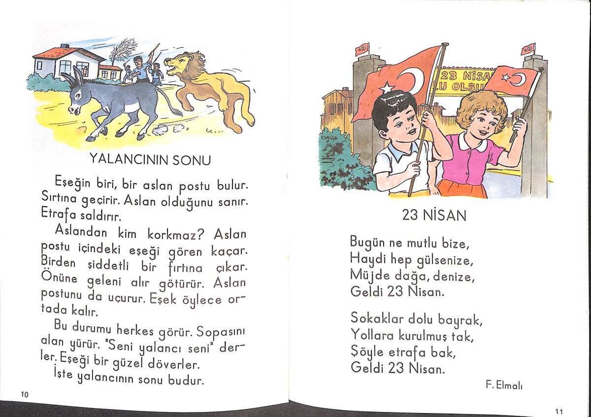 1990's Ünlü Kolay Okuma Dizisi 23 Nisan Bayramı Sınıf: 1 Sayı: 7 NDR101885 - 2